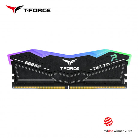 Team T-Force DELTA RGB Black 32GB 2x16GB 5600Mhz DDR5 CL32 Gaming Ram (FF3D532G5600HC32DC01)