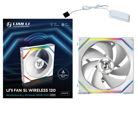 Lian Li UNI FAN SL WIRELESS 1x120mm Beyaz Kasa Fanı (G99.12SL1W1W.00)