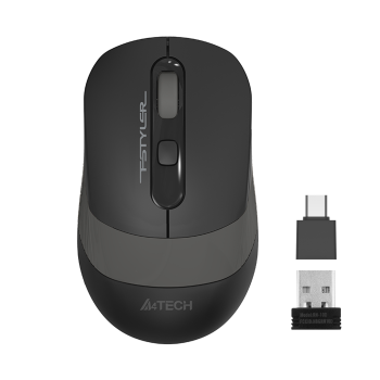 A4 TECH FG10CS SARJLI OPTIK MOUSE SILENT GRİ 2000 DPI